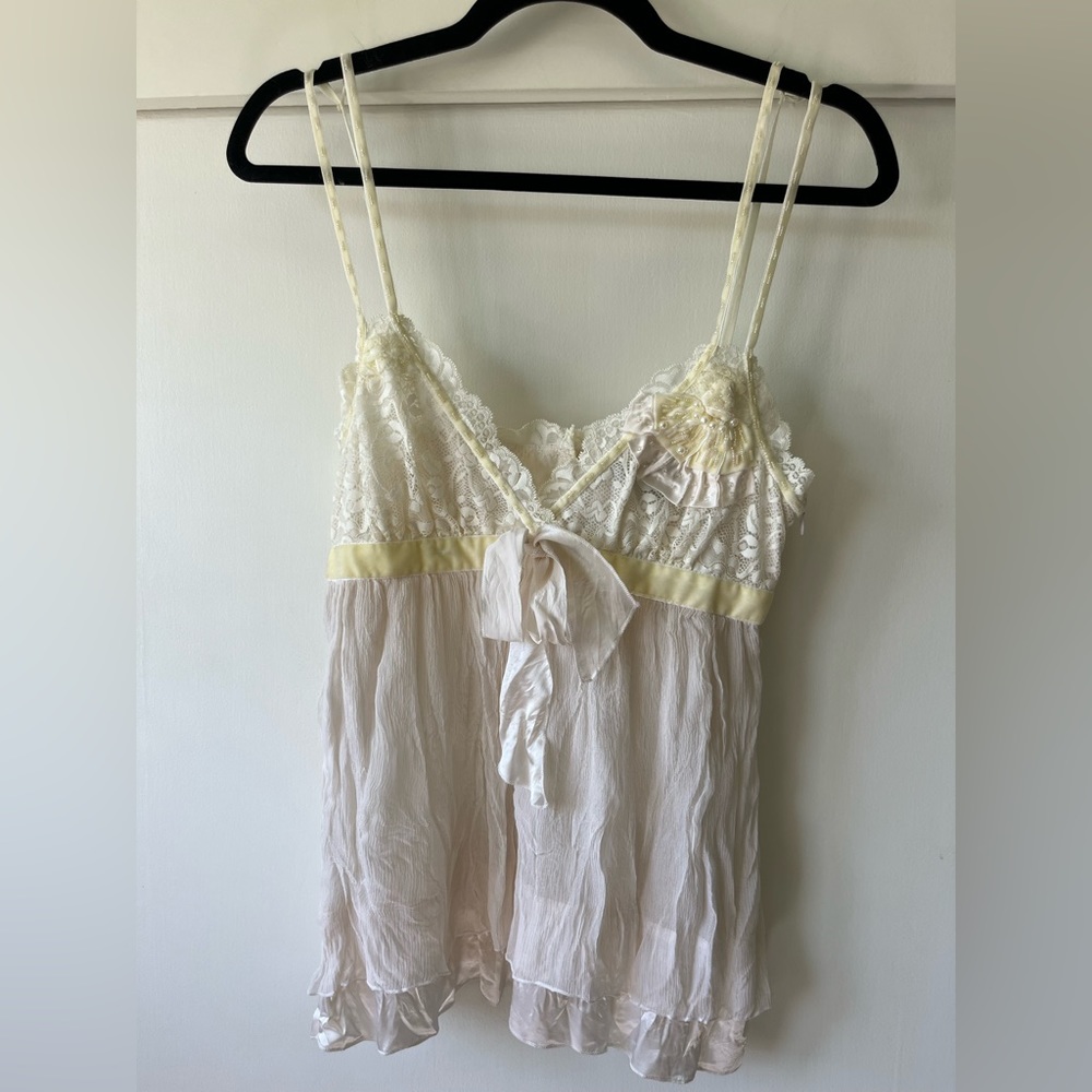Vintage bebe Silk Tank Top